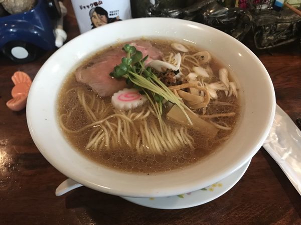 「限定 蛤と牡蠣(味噌)」@麺酒処 ふくろうの写真