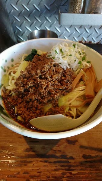 「汁無しタンタン麺大盛り880円」@啜磨専科の写真