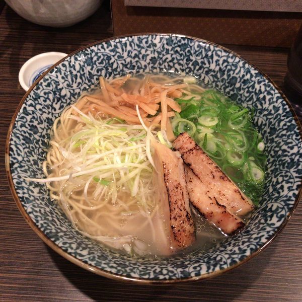 「あっさり鶏そば 750円」@鶏そば 一瑳の写真