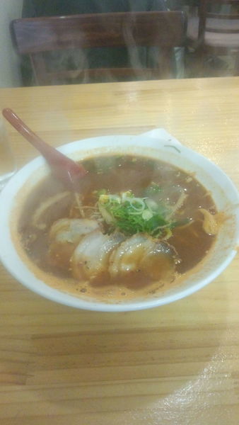 「激辛味噌ラーメン　レベル２」@元祖餃子舖 珉珉 向日町店の写真