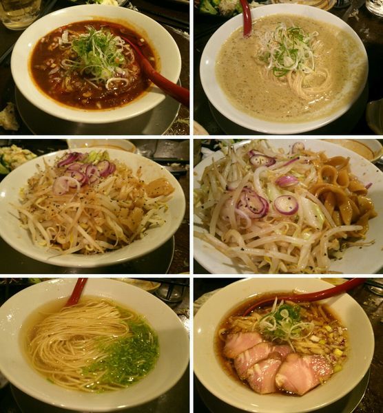 「汁なしJ・牡蠣出汁味噌そば・名古屋コーチンと雉そば」@立ち呑み居酒屋 金町製麺の写真