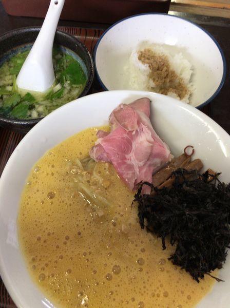 「【限定】納豆煮干つけそば 900円」@と多゛食堂の写真