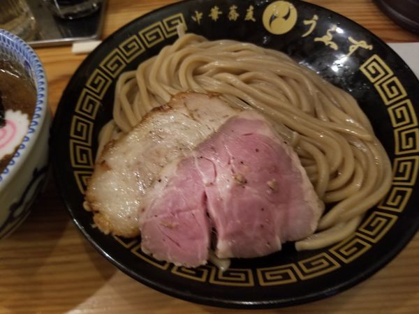 「つけめん(小)チャーシューごはん」@中華蕎麦うゑずの写真