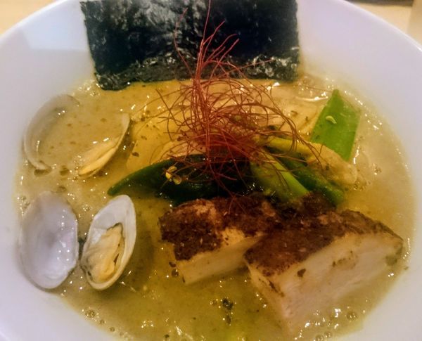 「アサリのみそそば」@饗 くろ㐂の写真