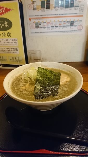 「煮干しそば(大盛・細麺)」@くりの木 加須店の写真