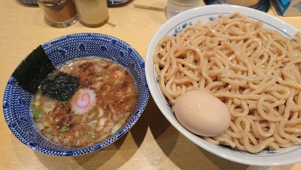 「味玉つけ麺(900円)+特盛(200円)」@くり山の写真
