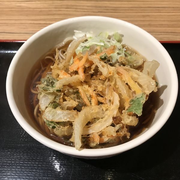 「かき揚げ(¥420)」@笠置そば 東新宿店の写真