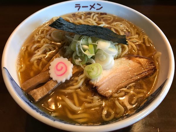 「中華そば 大盛  750円」@ラーメン みなもと屋の写真