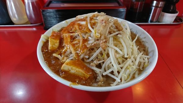 「フュージョン(ヤサイ＋あぶら)」@蒙麺 火の豚の写真