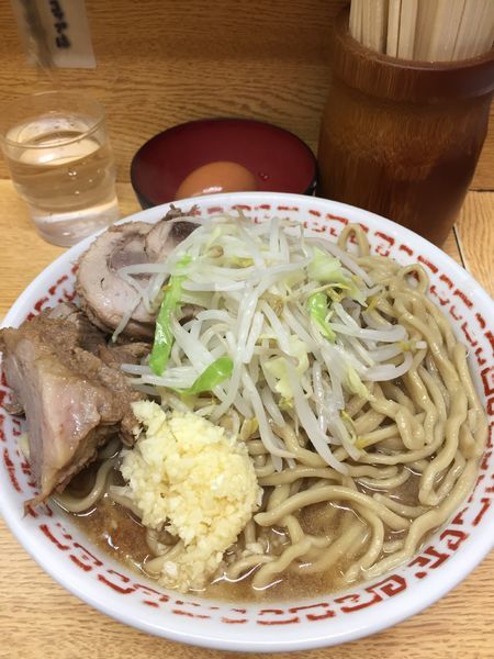 「小 いい卵」@ラーメン二郎 環七新新代田店の写真