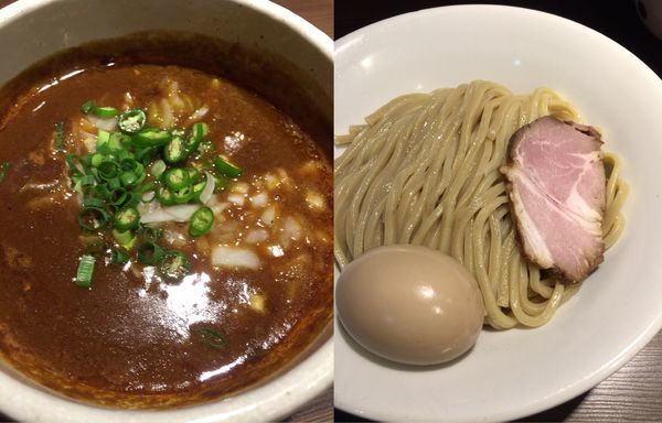 「半熟味玉サバカレーつけ麺」@つけ麺 一燈の写真