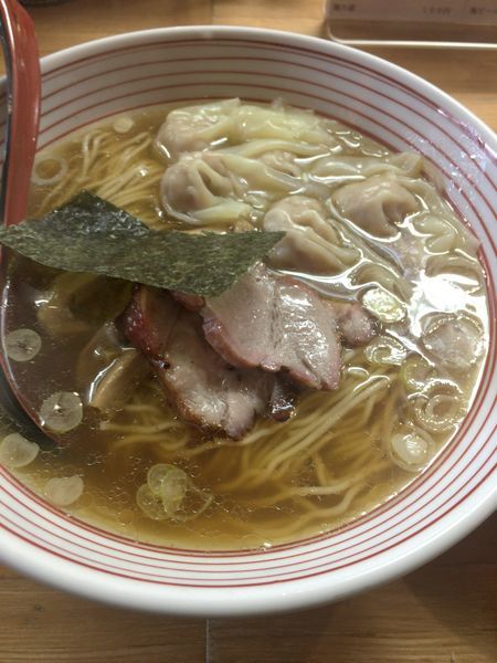 「ワンタンソバ 醤油」@支那そば なかじまの写真