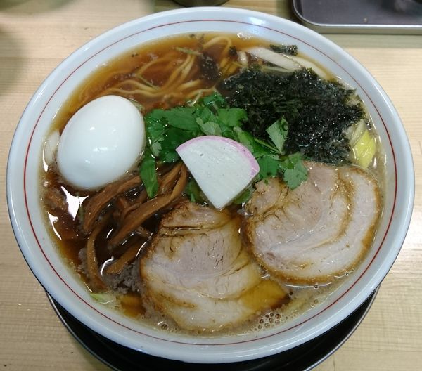 「味玉煮干し中華そば」@我的中華そば 机上の空論。の写真