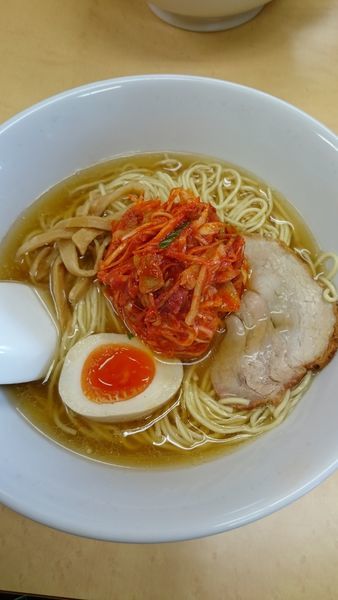 「限定 煮干しそば赤辛葱」@中華そば よしかわの写真