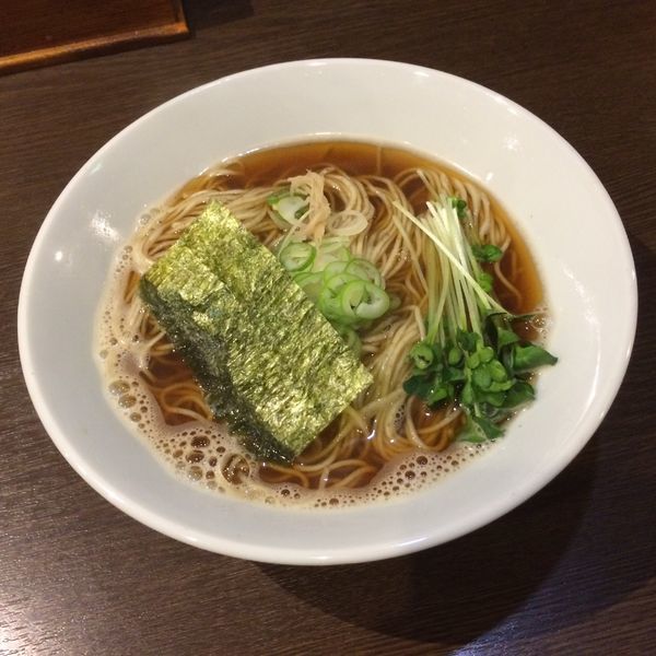 「動物ゼロ煮干そば」@麺処 遊 蕨店の写真