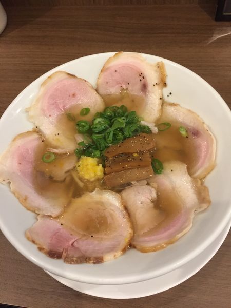 「和風白醤油ゆず 肉増し ￥８４０円」@麺や いちころの写真