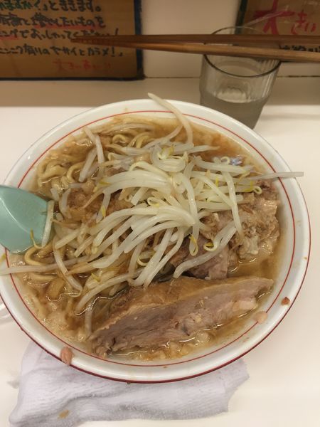 「ラーメン小200g カラメ」@ラーメン荘 歴史を刻め 新栄の写真