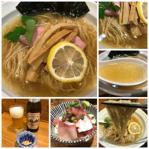 「【限定】縞ホッケの塩そば 750円 海鮮丼400円」@寿製麺よしかわ 川越店の写真