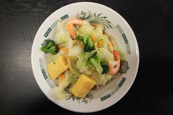 「ヘルシーオリーブ麺」@日高屋 せんげん台駅ビル店の写真