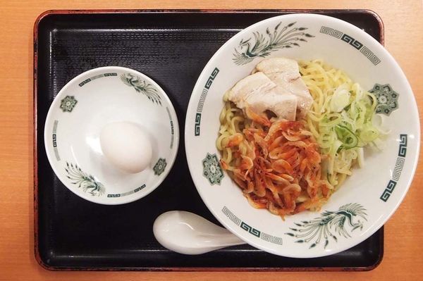 「桜エビ汁なしラーメン」@日高屋 せんげん台駅ビル店の写真