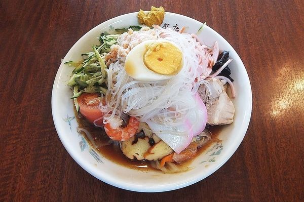 「五目冷やし中華」@栄楽飯店の写真