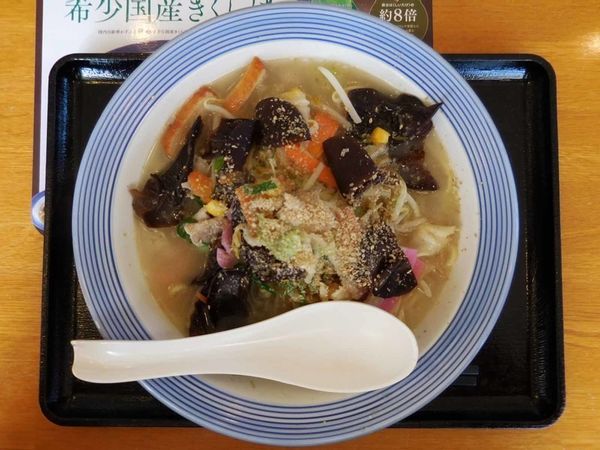 「きくらげたっぷり塩ちゃんぽん（レギュラー）」@長崎ちゃんぽんリンガーハット 埼玉せんげん台店の写真