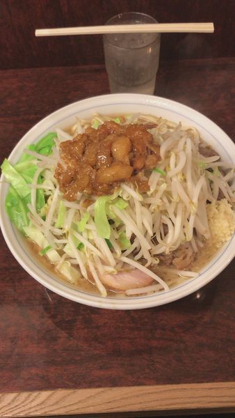 「大豚ラーメン 全マシ」@ラーメン二郎 めじろ台店の写真