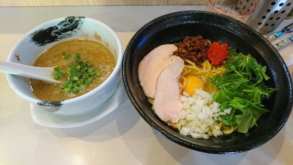「限定Ｄ辛玉まぜつけ麺」@麺屋 扇 SENの写真