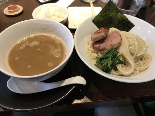 「濃厚煮干つけ麺」@麺創 なな家の写真