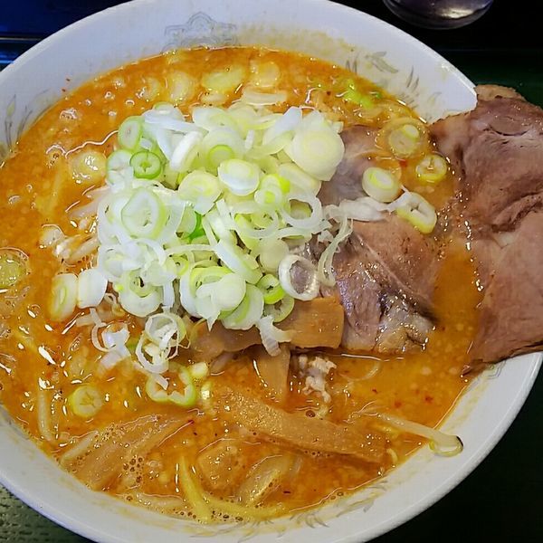 「みそ（大盛り無料）８００円」@北海とんこつらーめん 純輝 潮来本店の写真