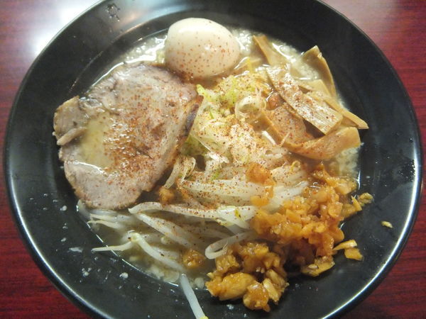 「無双ラーメン680円＆味玉子100円(柏ランパス8で540円」@匠神角ふじ 柏店の写真