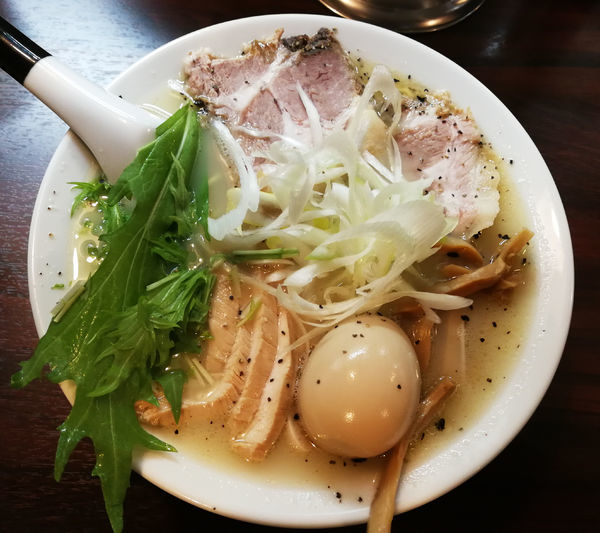 白鷹塩(チャーシュー)+ささみ+味玉