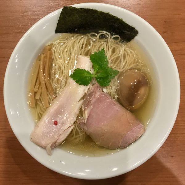 「味玉塩ラーメン ¥870円」@中華そば 七麺鳥の写真