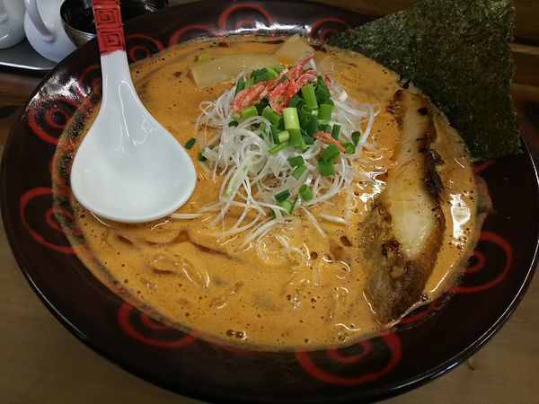 「海老味噌ラーメン　（大盛り）　※クーポンで７００円」@ラーメン ヌプチェの写真