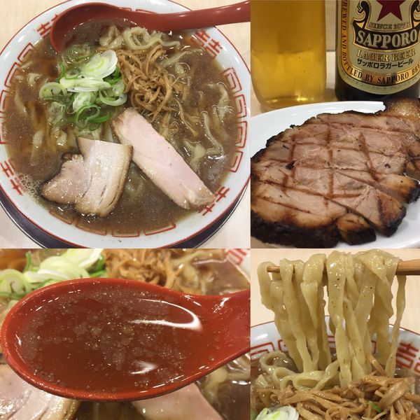 「喜多方らーめんType-SA中盛り820円他」@食堂 七彩の写真