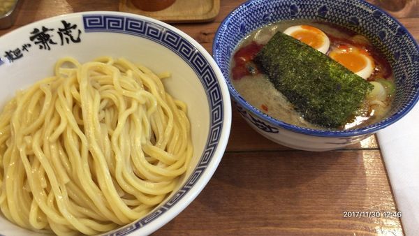 「味玉辛辛つけ麺」@麺や 兼虎の写真