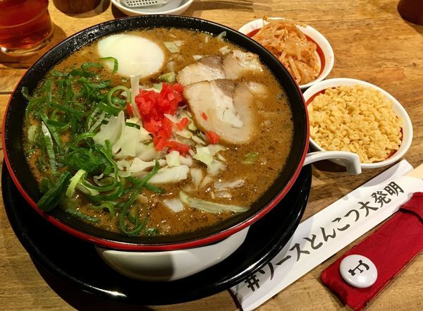 「ソースとんこつ！」@一風堂 高田馬場店の写真