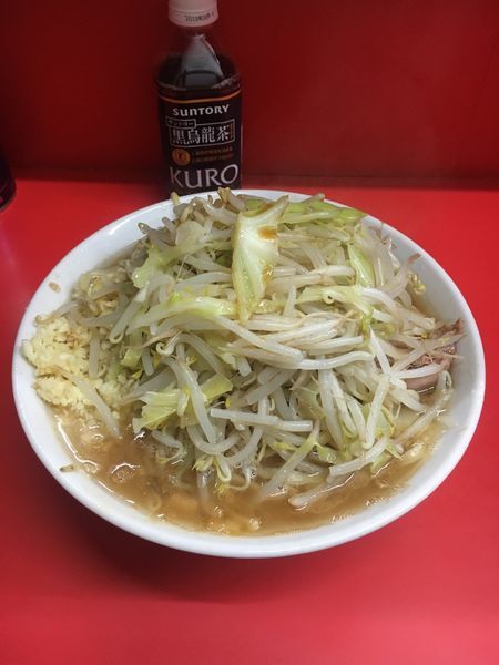 「小ラーメン ニンニク多め ➕ カラメ」@ラーメン二郎 松戸駅前店の写真