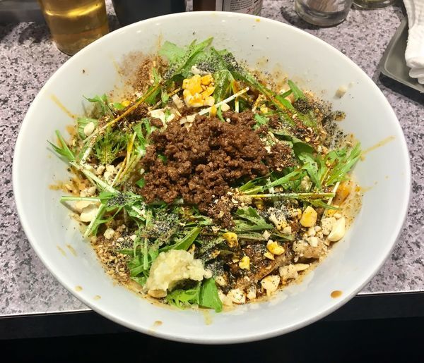 「濃厚汁なし坦々麺 並盛 【限定】」@ラーメン宮郎の写真