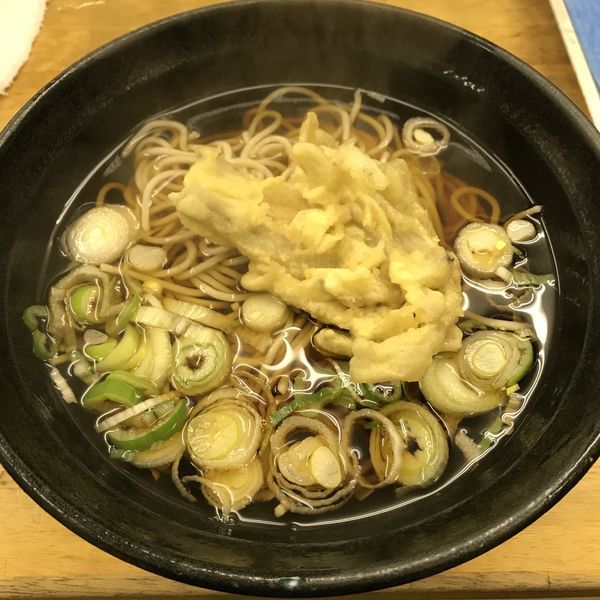 「天ぷら小1ケそば(¥340)」@立喰そば・うどん ふじの写真