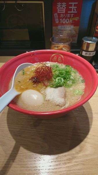 「豚骨 赤」@TOKYO豚骨BASE MADE by 博多一風堂 ペリエ海浜幕張店の写真