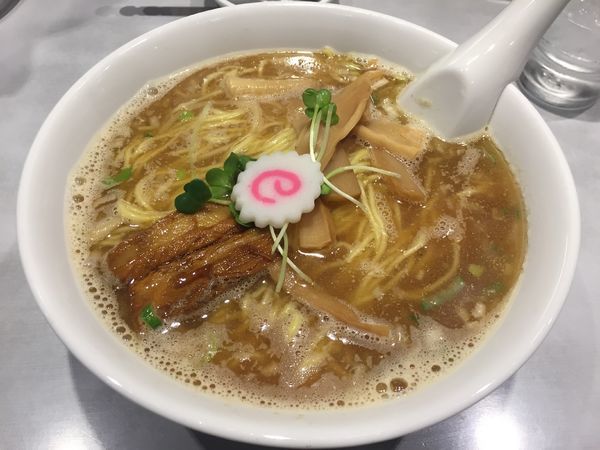 「中華そば（大盛）」@つけめん102 大宮店の写真