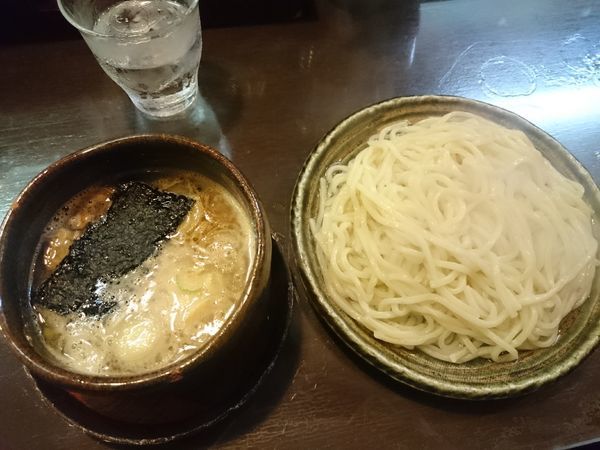 「濃厚つけそば 小 あつもり、味玉」@麺匠 とうぎょうの写真