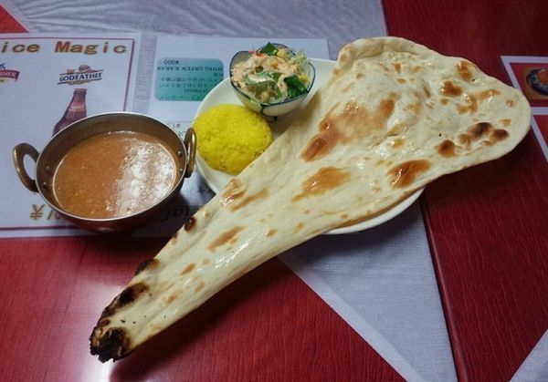 「キーマカレー(辛さ１)980円・ランパス使用540円」@スパイスマジック インディアンレストラン 山形店の写真