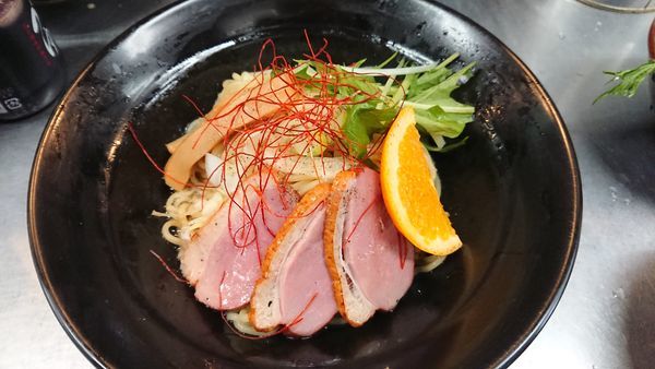「鴨油そば」@横濱家系ラーメン 湘家の写真