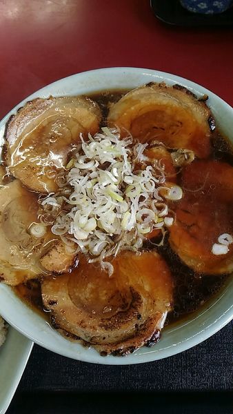 「炙りチャーシュー麺（大）」@ゼンジー南京 鬼怒川店の写真