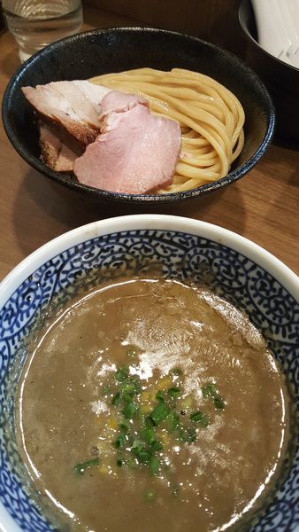 「極濃煮干しつけ麺中盛」@煮干しつけ麺 宮元の写真