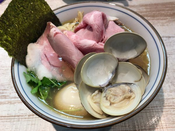 「特製蛤そば」@中華そば 四つ葉の写真