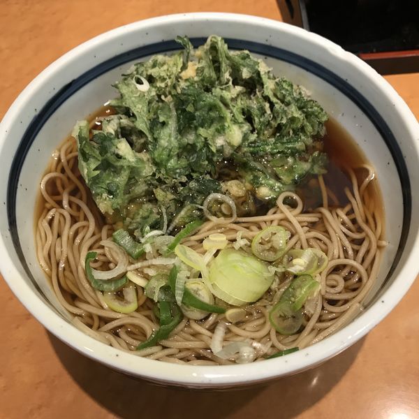 「天ぷら（￥420）」@蕎麦 一心たすけ 田町店の写真