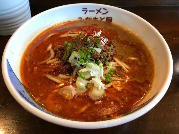 「濃厚担々麺　800円」@ラーメン みなもと屋の写真